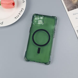 Coque antichoc transparente rigide avec chargement magnétique sans fil motif petite étoile, finition électroplaquée, support de <span class=keywords><strong>téléphone</strong></span> inclus (matériau PC) - Product Image 6