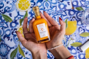 Liqueur de crème de melon cantaloup 100 ml, bouteille, 100% fabriqué en Sicile, idéal pour les boissons rafraîchissantes - Product Image 2