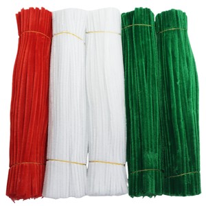 100PCS DIY Surtido <span class=keywords><strong>de</strong></span> tallos <span class=keywords><strong>de</strong></span> chenilla coloridos Limpiadores <span class=keywords><strong>de</strong></span> tuberías Kits <span class=keywords><strong>de</strong></span> manualidades educativas Tipo <span class=keywords><strong>de</strong></span> flor Loto para Pascua Navidad - Product Image 3