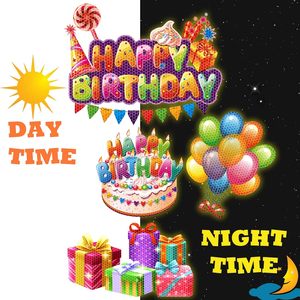 2024 מכירה חמה רעיוני רכב רעיוני יום הולדת שמח מגנט מכונית - Product Image 4