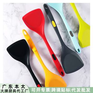 Spatule en silicone antiadhésive, résistante à la chaleur, de qualité alimentaire, cuillère de cuisine réutilisable - Product Image 4