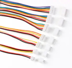 24Awg חוט פנימי IDC זנב סרט סיב מחבר כבל 300V מתח מדורג קטגורית מוצר חוטי חשמל