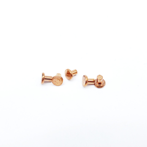 SDPSI DCT Non Standard <span class=keywords><strong>Petit</strong></span> <span class=keywords><strong>Rivet</strong></span> Solide À Tête Plate En <span class=keywords><strong>Laiton</strong></span> De Cuivre Violet De Haute Qualité - Product Image 6