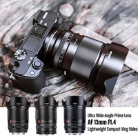 HFT professionnel Viltrox AF 13mm F1.4 E objectif d'appareil photo reflex numérique grand angle format APS-C pour Sony E-mount mise au point fixe en gros