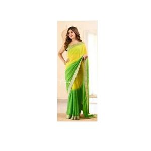 Handwoven Polyester Saree Rich Zari Border Elegant Modern Design Exclusive for Weddings Bridal Wear <b>Indian</b> <b>Pakistani</b> <b>Clothing</b> - Product Image 1