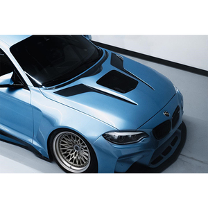 Kit carrosserie large DarwinPRO <span class=keywords><strong>Black</strong></span> <span class=keywords><strong>Sails</strong></span> FRP, pare-chocs, jupes latérales, garde-boue, capot, aileron pour F87 M2 - Product Image 3