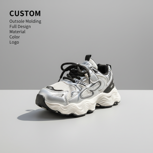 Sneakers Chunky per Bambini all'Ingrosso, Scarpe Casual Traspiranti in Mesh Personalizzate OEM, <span class=keywords><strong>Calzature</strong></span> alla Moda per Ragazze e Ragazzi - Product Image 1