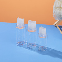 Bouteille vide en PET de 40 ml/50 ml/60 ml pour gel douche, shampoing et huile essentielle pour les soins de la peau et les liquides cosmétiques