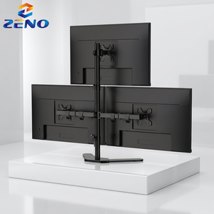 Support d'écran pivotant à mouvement complet DW230-T LCD <span class=keywords><strong>pour</strong></span> écrans de 17 à 27 pouces, support de tablette, support triple ou double <span class=keywords><strong>pour</strong></span> écrans <span class=keywords><strong>PC</strong></span> - Product Image 1