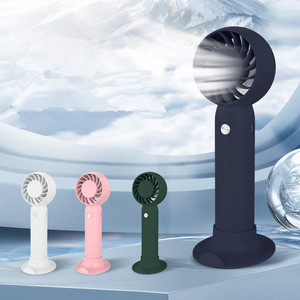 Mini <span class=keywords><strong>ventilateur</strong></span> portatif rechargeable par USB, design pliable personnalisé, dessin animé mignon, faible bruit, <span class=keywords><strong>silencieux</strong></span>, <span class=keywords><strong>ventilateur</strong></span> sans fil refroidi par air, intelligent - Product Image 1