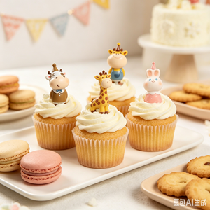 Vente <span class=keywords><strong>en</strong></span> gros de mini-statues <span class=keywords><strong>en</strong></span> résine d'animaux mignons de dessins animés, vaches, girafes, décorations de gâteaux d'anniversaire pour enfants, décorations de bureau - Product Image 3