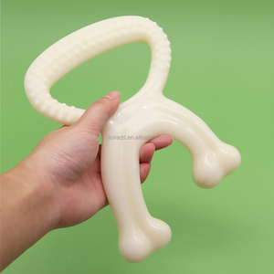 Producto de accesorios para perros, juguete masticable para perros, hueso que mejora la higiene <span class=keywords><strong>dental</strong></span>, fácil de agarrar con sabor, juguete masticable duradero indestructible para perros - Product Image 2