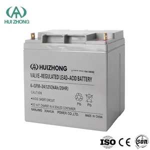 12v 24ah AGM Battery Back Up Storage Battery For Emergency Lights