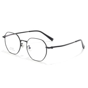 Monture de lunettes octogonale en titane pour homme 3120, monture intégrale légère avec verres en résine, style professionnel - Product Image 1