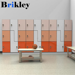 Brikley compatto laminato armadietto palestra HPL armadietto con panche per spogliatoio sala fenolica per mobili per la scuola - Product Image 5