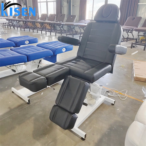Kisen 2024 Nouveau Design Lit de Massage Esthétique Électrique à 1 Moteur avec Repose-Pieds Manuel Réglable pour Salon et Spa - En Vente - Product Image 5