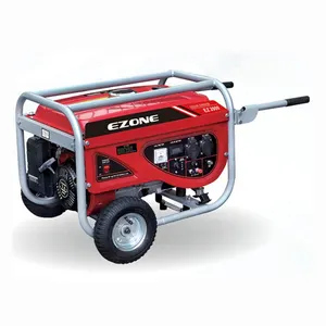 Générateur à essence Portable EZ-7000B 6kw moteur 420CC 15HP groupe électrogène à usage domestique