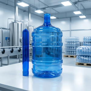 Botella Reutilizable de Plástico PET de 20L con Tapa Fácil de Abrir y Forma Redonda para Envasado de Agua Potable - Product Image 2