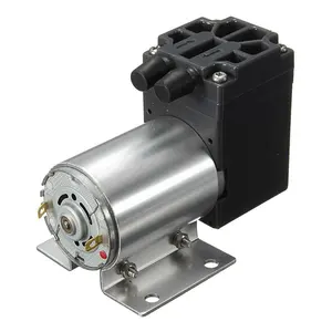 IInstrumentation DC12V 65-120Kpa 6W 마이크로 진공 펌프 부압 가스 분석 샘플링 용 홀더가있는 흡입 펌프