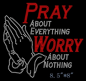 Best Seller Jesús bendecido por Dios mimado mi Dios es impresionante religioso cristiano diamantes de imitación hierro en Diseño de transferencia para camiseta - Product Image 3