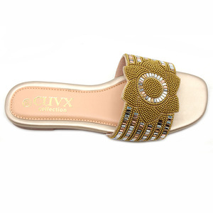 Nuove Infradito Estive da Donna con Design Versatile, Decorazioni in Perle e Strass, Traspiranti e Semplici - Product Image 3