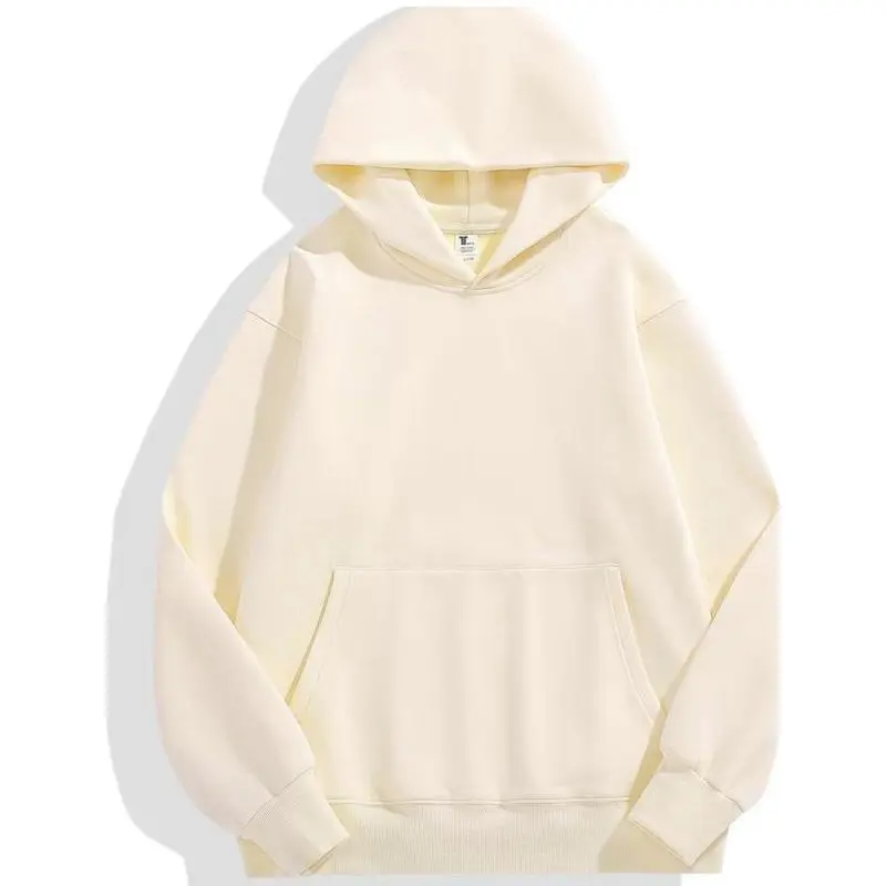 Sudadera lisa con capucha para hombre y mujer, suéter de lana polar de 480 GSM en blanco, de algodón personalizado de alta calidad, sin tringless, 480 GSM, venta al por mayor