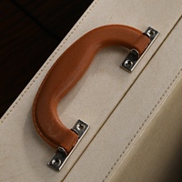 Poignées de traction rétro en plastique imitation cuir de haute qualité pour valises vintage, tiroirs de commodes de cuisine et décoration intérieure