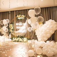 Pack de ballons en latex blanc de 12 pouces pour mariage, anniversaire, fête prénatale, fiançailles, anniversaire, fournitures de décoration, cadeaux