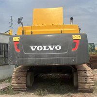 Excavatrice Volvo EC480 EC480DL d'occasion, robuste, 48 tonnes, pour travaux de chargement en carrière, d'exploitation minière et de manutention de roches.