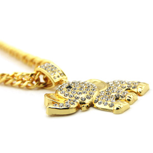 Popular Design Cartoon Alloy <b>Elephant</b> Pendant Necklace Hiphop Long Style Gold Plated Mens Necklaces Fashion Jewelry Wholesale - Product Image 6