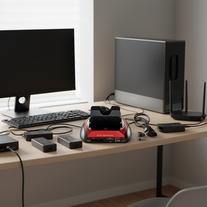 Station d'accueil externe SATA IDE SSD HDD de 2,5 et 3,5 pouces avec interface USB pour le transfert de données et l'extension de stockage par EGTMA - Product Image 2