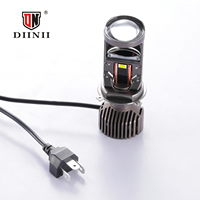 Mini Lente Proyector Bi LED GT9-H4 de 180W, Faro H4 Súper Brillante con Doble Copa Reflectora para Coches, Modelos Mondeo, Hecho de Aluminio