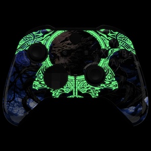 EXtremeRate Carcasa Frontal Luminosa en la Oscuridad y Anillos Decorativos de Repuesto para el Control Xbox One Elite Serie 2 - Product Image 5
