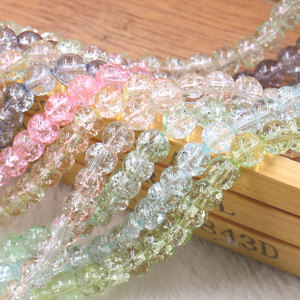 Voorraad te koop: 8mm kleurrijke glazen kristallen crackle kralen combinatie groothandel glazen kralen voor het maken van sieraden en armbanden - Product Image 6