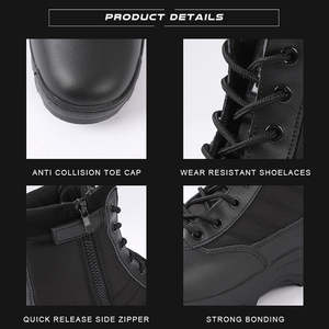 Extérieur Hommes Chamois Bottes Désert Chaud Étanche Rembourré Jungle Formation Chaussures En Caoutchouc Escalade Maille Tactique Bottes - Product Image 3