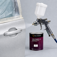 Peinture de couche supérieure pour voiture Ruijing anti-taches 1K argentée, spray acrylique qui repousse la poussière routière quotidienne, l'huile et les taches de pluie légère