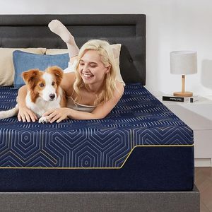 Nệm ngủ matress dệt kim vải giường Bộ nhớ bọt 30cm vua nữ hoàng Kích thước cứng bọt mật độ cao bọt phòng ngủ Nệm trong hộp - Product Image 2