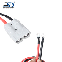 Conectores de arnés de cables 50A 120A 175A 350A Enchufe por encargo M8 Eye Terminal 4AWG 6AWG 8AWG 10AWG Cable 30CM a 10M