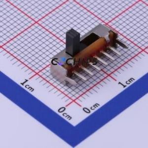 SK14D07L5B Slide Switch Through hole Component (THT) Switch Single Pole Four Throw Rectangle Pin Header PC Pin 14.6mm - Product Image 1