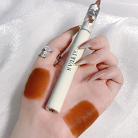 Xiyuyan — rouge à lèvres Waterproof, Gloss liquide brun, mat, longue tenue, maquillage bon marché