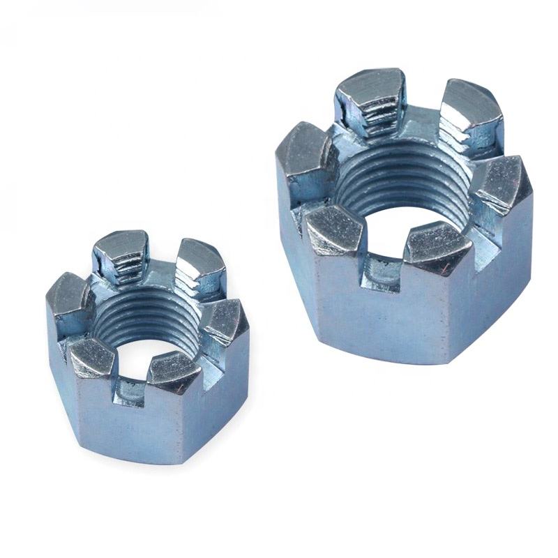 Dadi Castellati M8 M10 M12 Dadi A Corona Esagonali (Castello) Passo Fine In Acciaio - Set Metrico M8, M10, M12, M14, M16, M18, M20 Naruto Ps4 - Foto 8