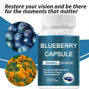 5000 मिलीग्राम ब्लूबेरी कैप्सूल ल्यूटिन ब्लूबेरी अर्क भोजन पूरक नेत्र देखभाल ब्लूबेरी कैप्सूल - Product Image 2