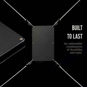 New Design Custom Logo Metal <strong>Aluminum</strong> <strong>Wallet</strong> Men Rfid Leather Card Holder Popup <strong>Wallet</strong> - Product Image 5