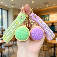 Брелок-антистресс USA Spot Goods в виде пельменя с мультяшным дизайном, прочный, портативный, с тиснением, для снятия тревоги