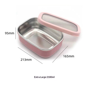 Boîte de conservation isotherme en acier inoxydable 2026 avec couvercle, boîte à lunch isolée, boîte de conservation alimentaire pour la cuisine quotidienne - Product Image 4