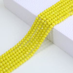Wholesale 4/6/8mm Colorful Crystal <b>Beads</b> <b>Glass</b> Rondelle Loose <b>Bead</b> strands for DIY Necklace <b>Bracelet</b> Jewelry Making - Product Image 5