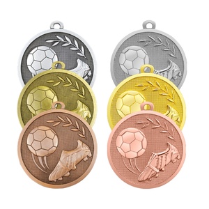 Game Running Race Personalized Engravable 3D Kids Small Wholesale <b>Cheap</b> Award Soccer Football Metal Sports Trophies Custom Medal - Product Image 1