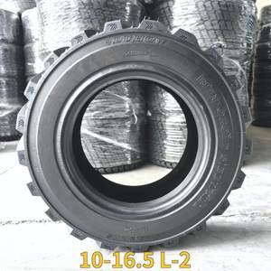 อุปกรณ์เสริมรถตักล้อยางรุ่น L-2 คุณภาพสูง ลายคลาสสิก ล้อลม 10-16.5NHS พร้อมยางแบบไบแอส สภาพใหม่ - Product Image 3