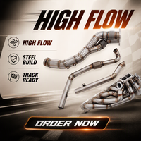 Kit d'échange complet Ecnal T4 Single Turbo pour BMW X3M F97 X4M F98 S58, kit de collecteur d'échappement en acier inoxydable SS304