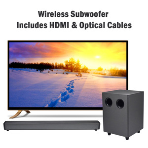 Altavoces Inalámbricos BT 5.1 de Alta Calidad, Sistema de Sonido Envolvente 3D para el Hogar con Barras de Luz RGB para TV, 20W, BT 5.0 - Product Image 4